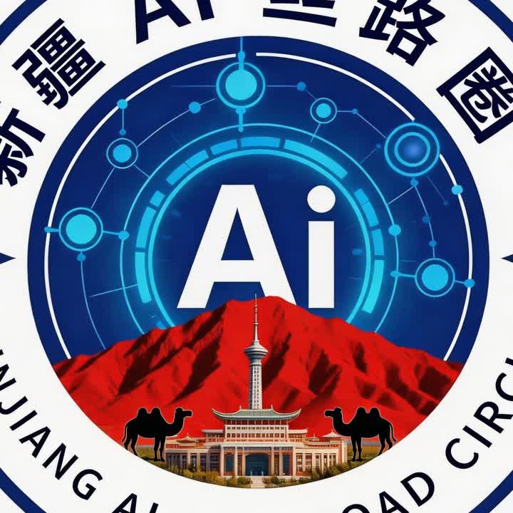 新疆AI丝路圈 logo